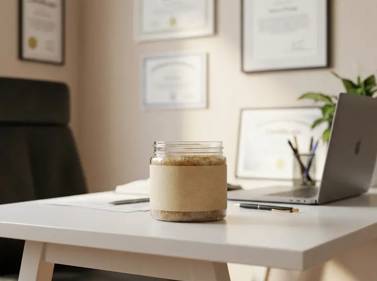 Сертификат на скраб для тела